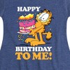 Girls' - Garfield - Happy Birthday To Me Fit & Flair Cap Sleeve Dress - 2 of 3