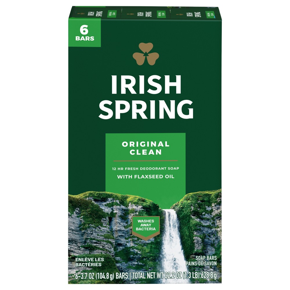 UPC 035000141095 product image for Irish Spring Bar Soap - Original Clean 3.7oz/6pk | upcitemdb.com