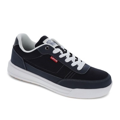 Levi's Mens Aden Genuine Suede and Canvas Lace Up Sneaker Shoe