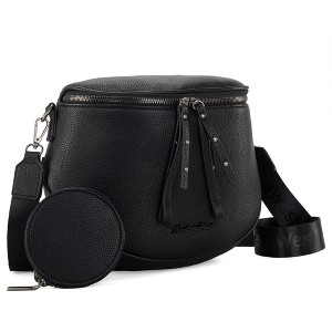 Generic Crossbody Bags Bum Bag for Women Large Sling Bag with Adjustable Strap and Coin Purse - 1 of 4