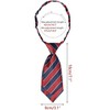 Elerevyo Women's Adjustable Stripe Plastic Clip Closure Bow Tie One Size - 2 of 4