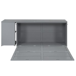 Bella Depot Queen Murphy Bed with Rotable Desk - 1 of 4