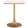 Zuo Spot Bistro Table Beige And Gold - 2 of 4