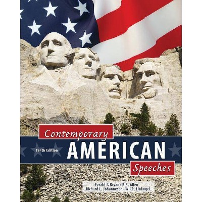 Contemporary American Speeches - 10th Edition by  Richard L Johannesen & Ron Allen & Wilmer A Linkugel (Paperback)