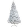 10ft. White Artificial Christmas Tree with 2200 Branches and 800 LED Lights – Towering Elegant Holiday X-Mas Tree - 3 of 4