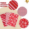 Joyfy 3pcs Extra Large Christmas Gift Bags, Oversized Red Plastic Gift Bags Big Santa Bag for Present Gift Wrapping Holiday Decorations - 4 of 4