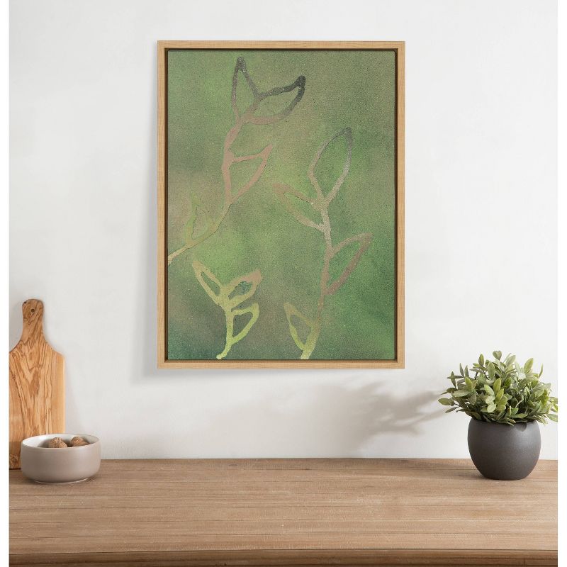 18&#34; x 24&#34; Sylvie Sage Framed Wall Canvas by Mentoring Positives Natural - Kate &#38; Laurel All Things Decor, 6 of 8