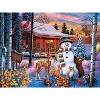 MasterPieces 300 Piece EZ Grip Christmas Jigsaw Puzzle - Winter Visitors. - 3 of 4