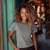 Dalix Womens Lil Strawberry Lightweight High Waisted Tee - 3 of 4