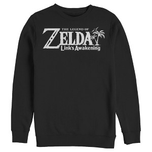 Men's Nintendo Legend of Zelda Link's Awakening Classic Logo Sweatshirt - 1 of 3