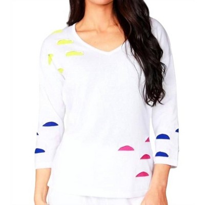 Women's Cut Out V-Neck Top - ANGEL