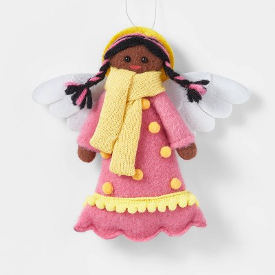 Angel with Pink Dress Christmas Tree Ornament - Wondershop™