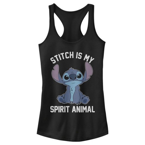 Juniors Womens Lilo & Stitch Experiment 626 Spirit Animal Racerback Tank Top  : Target