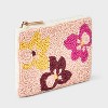 Beaded Floral Zip Pouch - A New Day™ - 2 of 4