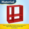 Kings Brand Furniture - Katelyn 4-Cube Open Bookcase, Kids Toy Storage Shelf Organizer - 4 of 4