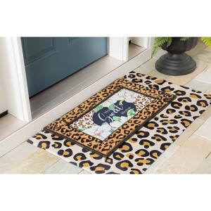 Evergreen Magnolia Bloom Sassafras Indoor Outdoor Switch Doormat 1'10"x10" Multicolored - 1 of 4