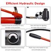 Yescom 15 Ton Hydraulic Knockout Punch Set 1/2" to 4" 10-Die Handheld Hole Puncher for Metal Red - 3 of 4