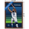 Trends International NBA Minnesota Timberwolves - Karl-Anthony Towns 23 Framed Wall Poster Prints - 3 of 4