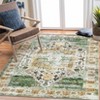 Washable Vintage Rug Non Slip Low Pile Rug Soft Throw Floor Cover Foldable Indoor Carpet for Living Room Bedroom Playroom Nursery - 3 of 4