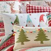 Let It Snow Holiday Decorative Pillow White - Levtex Home - 2 of 3