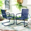 Hutton Chair (Set Of 2) - Indoor/Outdoor - PAT4040 - Blue - Safavieh - 2 of 4