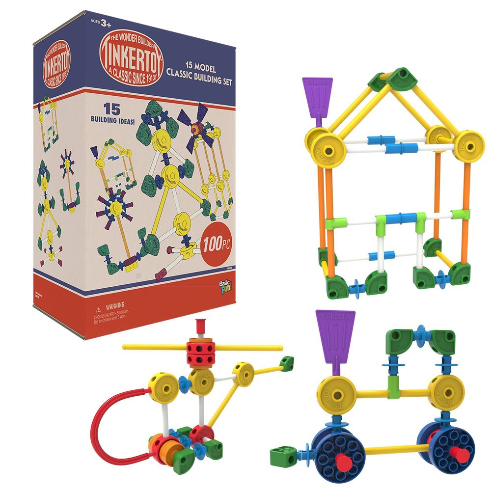 Tinkertoys Classic Retro Building Set