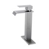 Single-Handle Waterfall Spout Bathroom Faucet, Vanity Sink Faucet with Streamlined Design - 2 of 4