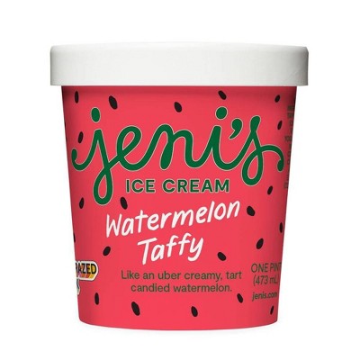 Jeni's Frozen Watermelon Taffy Ice Cream - 16oz