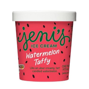 Jeni's Frozen Watermelon Taffy Ice Cream - 16oz - 1 of 4