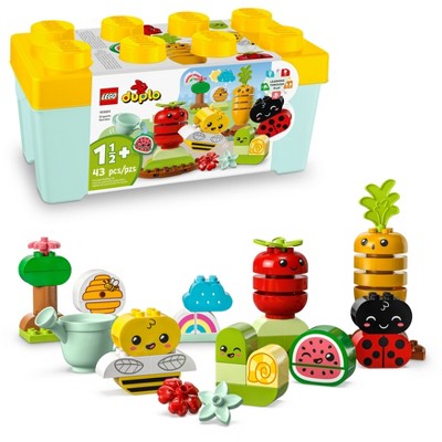 Lego de plástico multiusos 4 en 1 para niños, Mesa Duplo