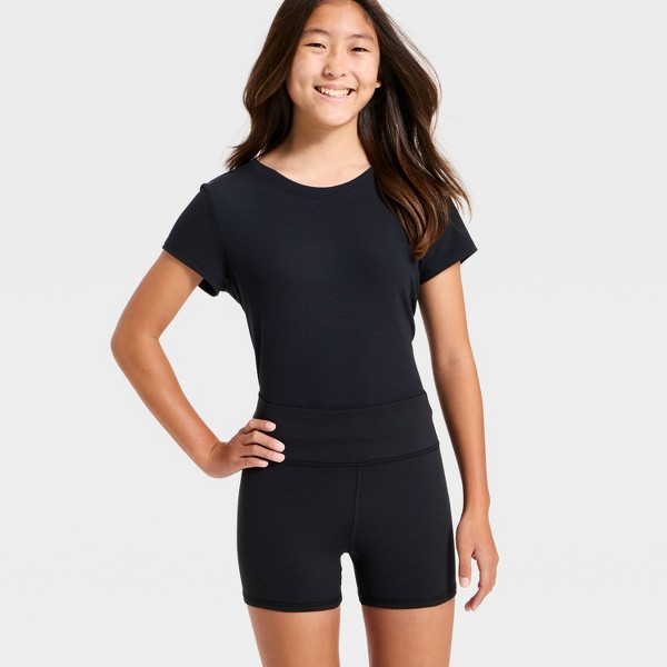Shorts Tumble de cintura alta para niña - All In Motion™ 3