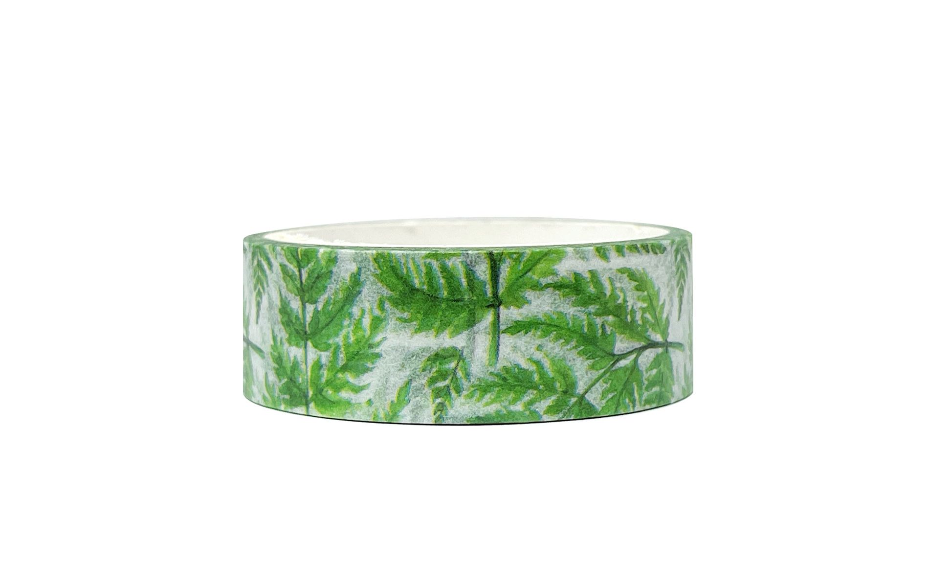 Wrapables Beautiful Scenery Washi Masking Tape, Tropical Ferns, 15mm x 5M