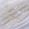 RT Designers Collection Daisy Embroidery Grommet Curtain Panel With Attached Valance 54" x 84" White - 3 of 4