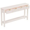 CAVINAS Modern Entryway Table with the Drawers and 1 Bottom Shelf,Console Tables  for Entryway,Hallway,Foyer - 2 of 4