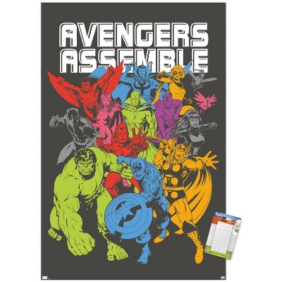 Trends International Marvel Avengers: Beyond Earth's Mightiest - Colorization Unframed Wall Poster Prints