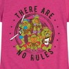 Girls' - Teenage Mutant Ninja Turtles - Leo and Brothers There Are No Rules Fitted Short Sleeve Graphic T-Shirt - 2 of 4
