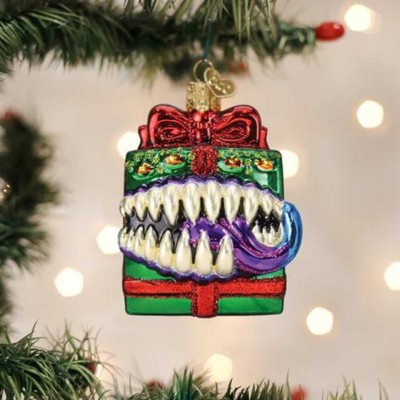 Handcrafted Glass Dungeons & Dragons Holiday Mimic Ornament