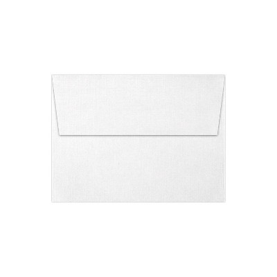 LUX A6 Invitation Envelopes (4 3/4 x 6 1/2) 50/Pack White Linen (4875-WLI-50)