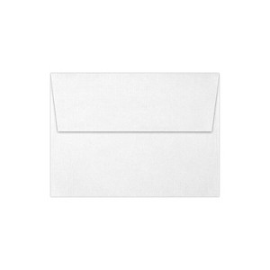 LUX A6 Invitation Envelopes (4 3/4 x 6 1/2) 50/Pack White Linen (4875-WLI-50) - 1 of 1