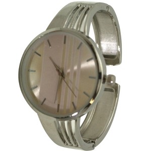 OLIVIA PRATT MODERN STRIPED DESIGN BANGLE WATCH - 1 of 4