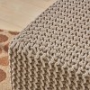 Tessie Knitted Foot Stool - Christopher Knight Home - image 3 of 4