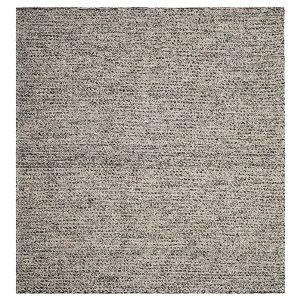 Camel/Gray Abstract Tufted Square Area Rug - (6'x6') - Safavieh