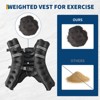 Weighted Vest, Weight Vest with Reflective Stripe and Pocket for Home Gym,Workout, Strength Training - 2 of 4