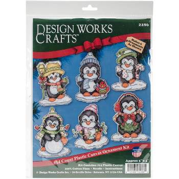 Dimensions Cross Stitch Ornament Kit 4pk - Christmas Jar Ornaments