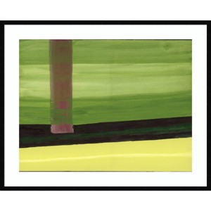 Kensington Gardens Series Trunk by Izabella Godlewska de Aranda Wood Framed Wall Art Print - Amanti Art: Giclee, Modern Decor, 41"x41" - 1 of 4