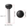 Unique Bargains Plastic Threaded Bolt Knurled Clamping Knob Thumb Screws 6 Pcs - 2 of 4