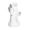 Transpac Resin 17 in. White Christmas Glam Santa Decor - 2 of 4