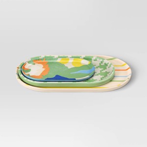 3pk Melamine Trays - Room Essentials™ - 1 of 4