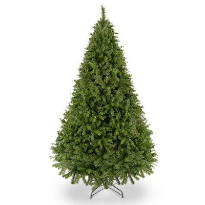 GlasFlength Artificial Trees Premium PVC Full Christmas Tree with Iron Stand Fashion Design for Holiday Decor, Green, 11.42"*11.42"*45.28"