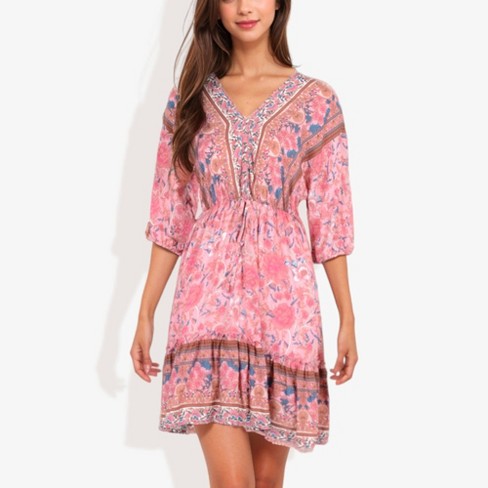 Kaci Pink Dress